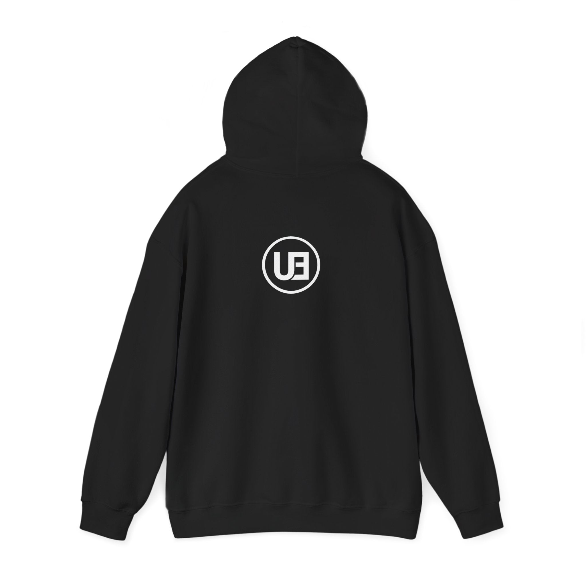 UE LOGO Hoodie — Subtle Embossed Logo Pullover