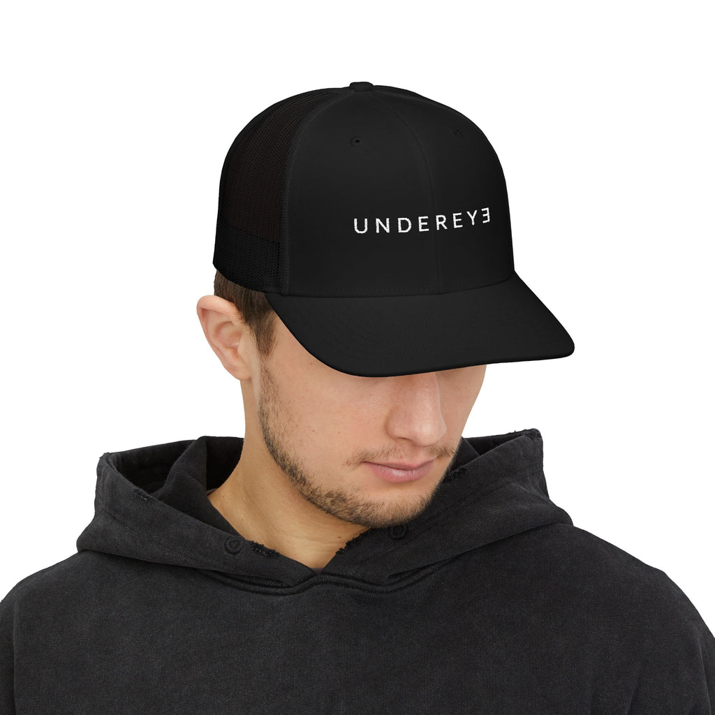 UnderEye Trucker Cap - Minimal Embroidered Snapback Hat