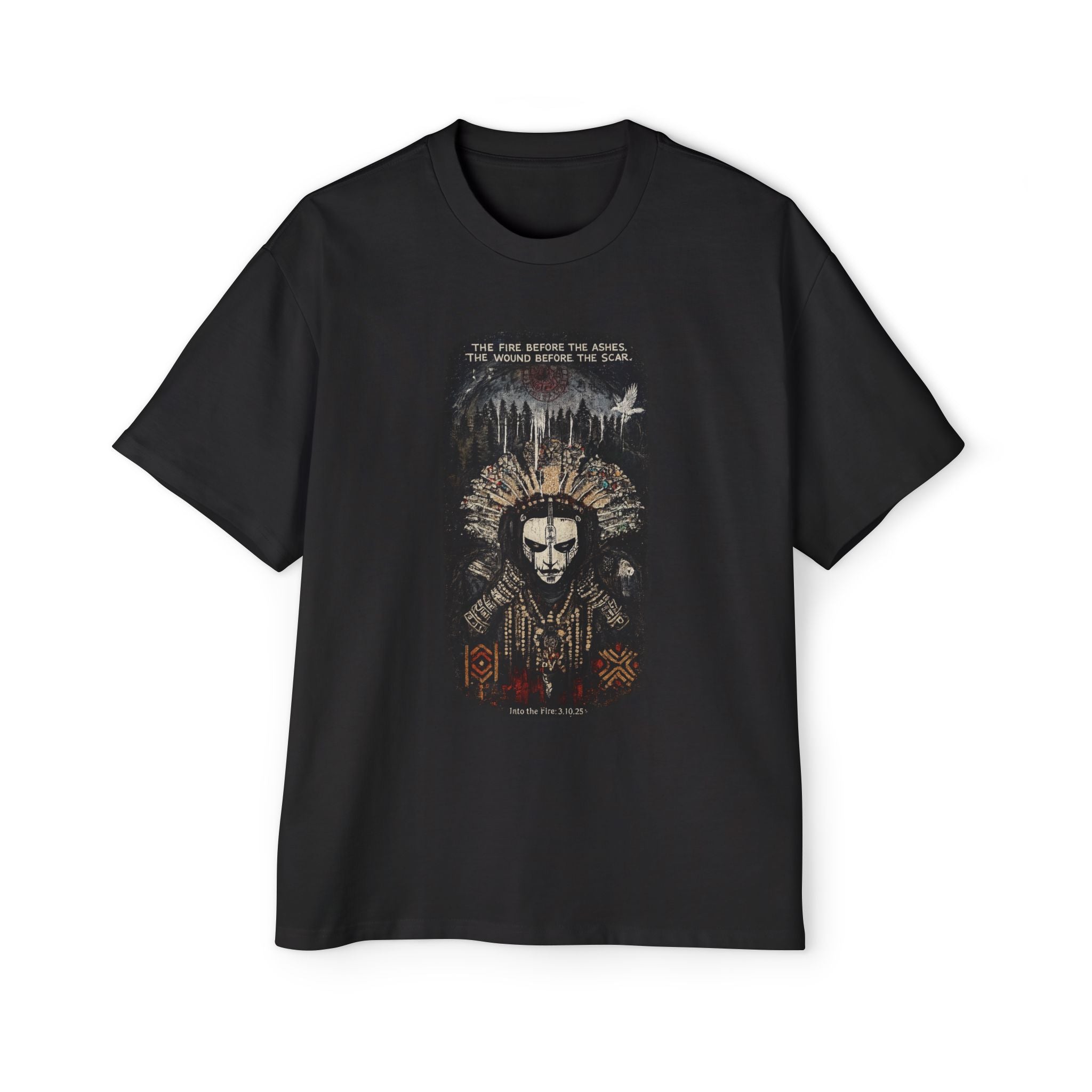 Into The Fire Oversized Graphic Tee