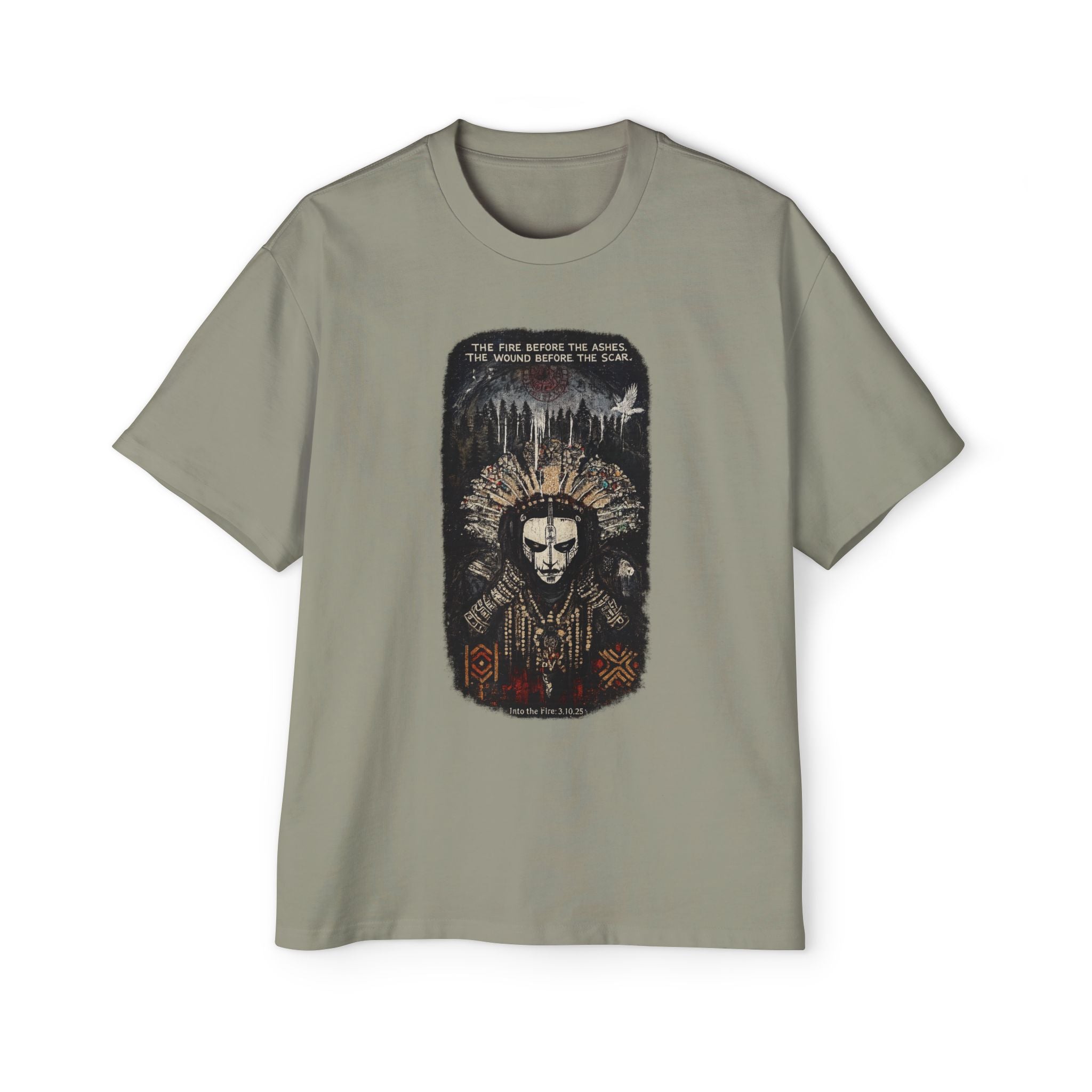 Into The Fire Oversized Graphic Tee
