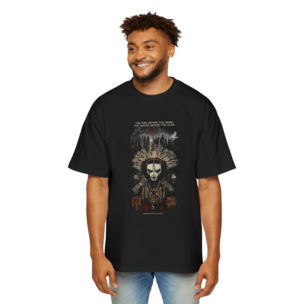 Into The Fire Oversized Graphic Tee